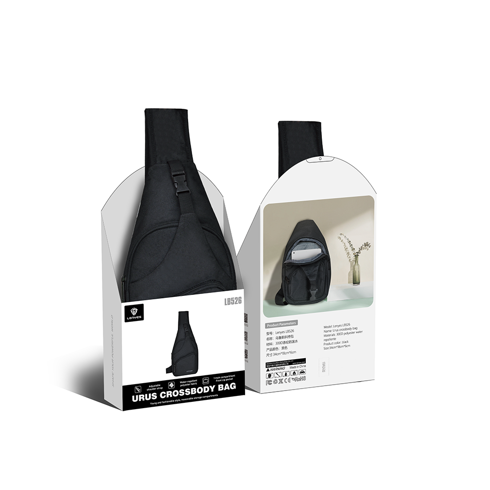 Lenyes LB526 Urus Serisi Su Geçirmez Polyester Kumaş Ayarlanabilir Omuz Askılı Çapraz Vücut Çantası Lenyes LB526 Urus Serisi Su Geçirmez Polyester Kumaş Ayarlanabilir Omuz Askılı Çapraz Vücut Çantası